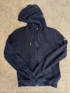 Equiline Zip Up Hoodie - Navy / Size Small